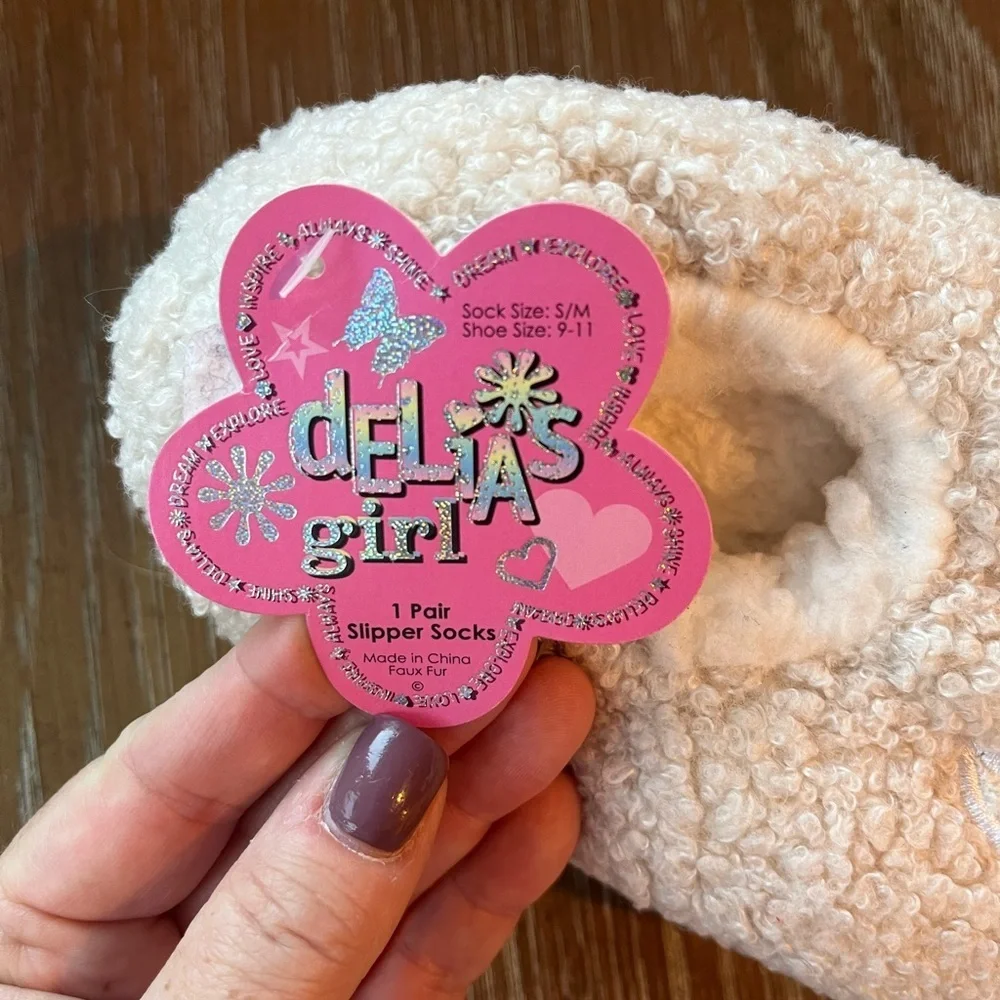 dELiA*s Kids Tan Slippers